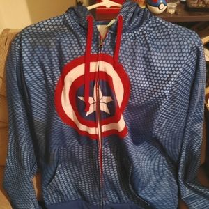Mens captain america jacket